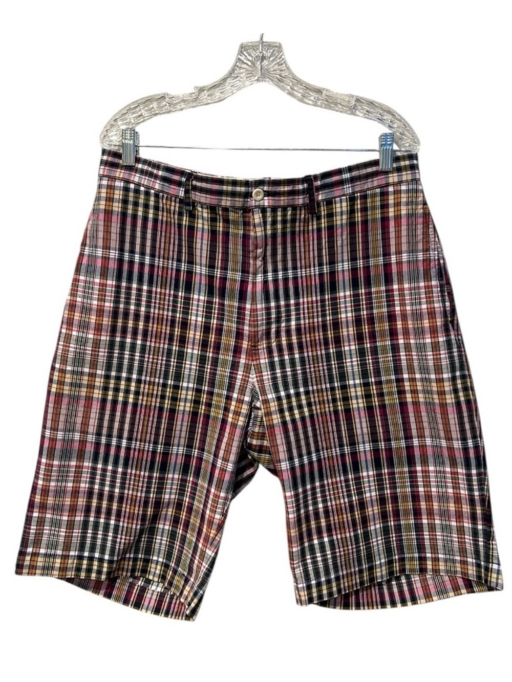 Polo Ralph Lauren madras plaid cotton shorts size 35